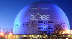 Ericsson Globe projicering, foto: Fredrik Persson